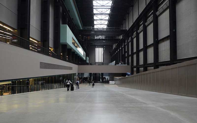 Hall d'entrée du Tate modern (turbine hall)