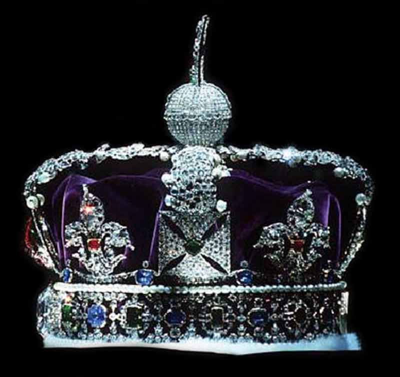 La couronne impériale exposée à la Tower of London, symbole des joyaux de la Couronne britannique