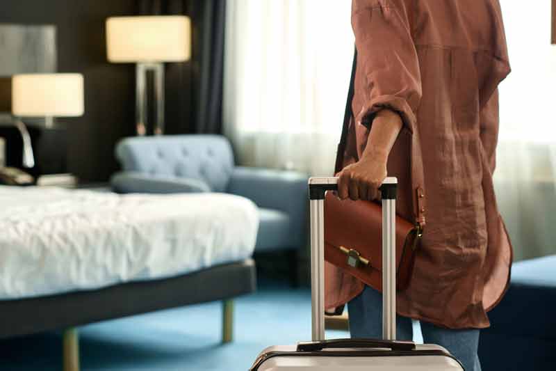 réservation chambre hôtel voyage literie