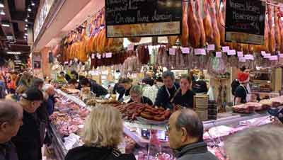 Stand de la maison Garcia, marché Victor Hugo, Toulouse