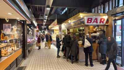 bar chez Catherine, marché Victor Hugo de Toulouse