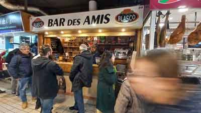 Bar des amis, porte 6, marché Victor Hugo de Toulouse