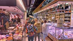 Maison Samaran et charcuterie Laborie, marché victor hugo, toulouse