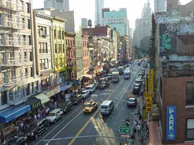 Rue du Chinatown de New York