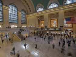 Intérieur de grand central station, gare ferroviaire new-yorkaise située au centre de Manhattan