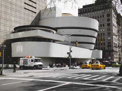 Bâtiment qui abrite le musée Guggenheim de New York