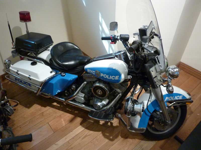 Moto de la police de New York, New York City police museum