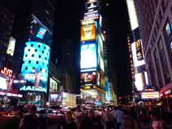 Times square by night