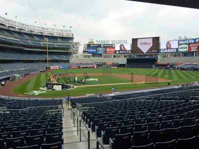 Stade des Yankees au Yankee Stadium, New York