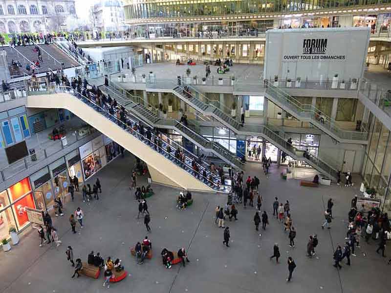 Forum des Halles (renommé Westfield Forum des Halles en 2019), centre commercial (Paris)