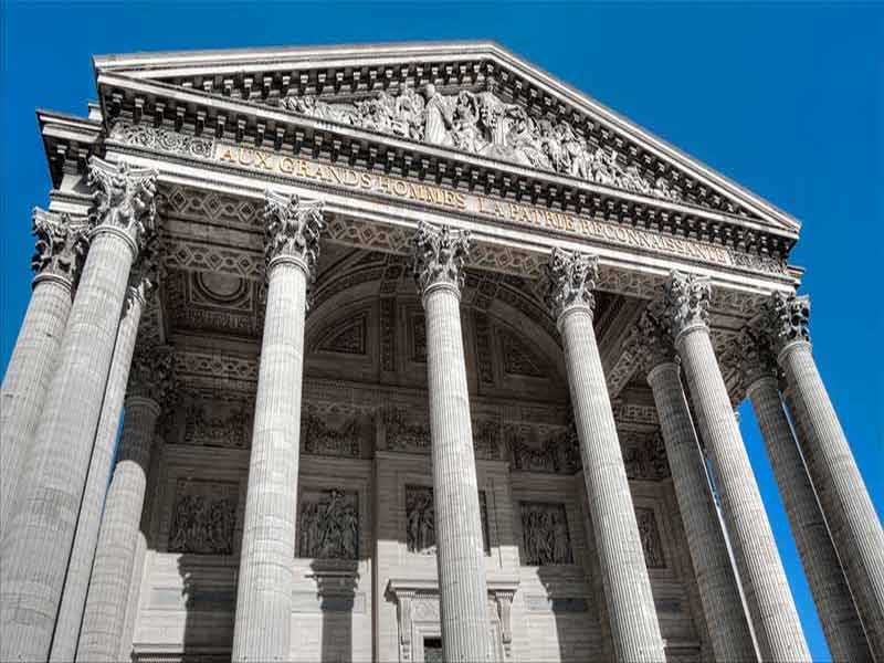 Façade du Panthéon de Paris