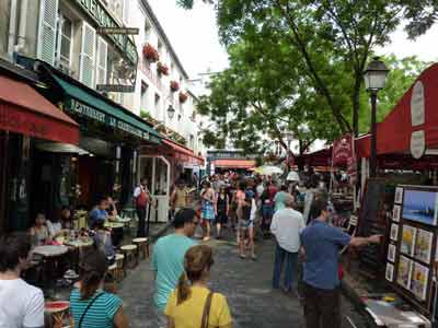 Peintres sur la place du Tertre