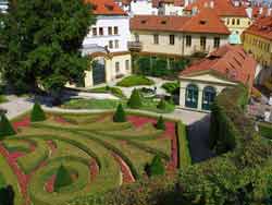 Jardin Vrtbovská, jardin de style italien organisé sur trois niveaux