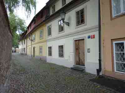 rue pavée de Novy Svet, Prague