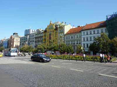 Place Venceslas (Václavské námĕstí), Prague, République tchèque