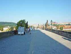 Photo prise sur le pont Charles, Prague