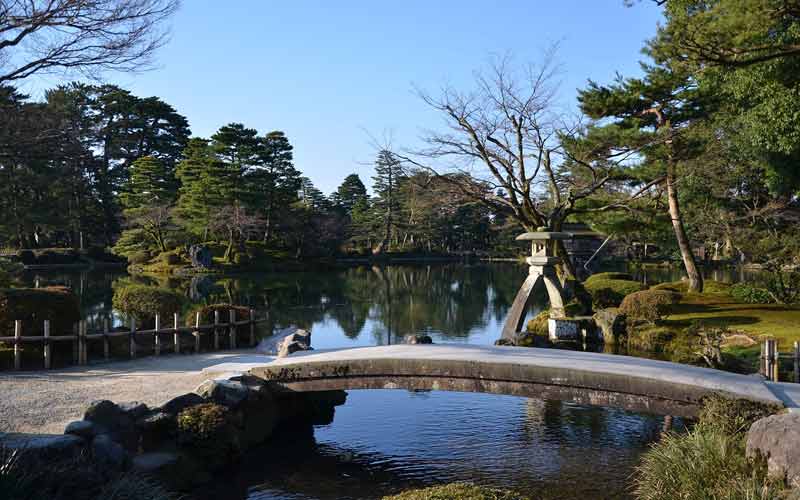 Kenroku-en, jardin japonais situé à Kanazawa