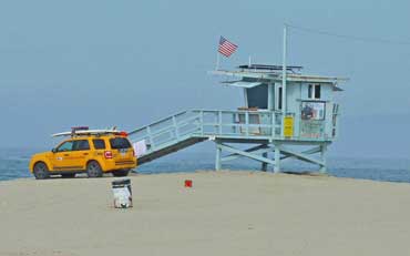 Cabane de sauveteurs sur Venice beach