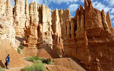 Randonnée dans le parc national de Bryce Canyon (Queens Garden Trail)