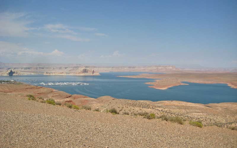 Wahweap Viewpoint, vue panoramique du lac Powell