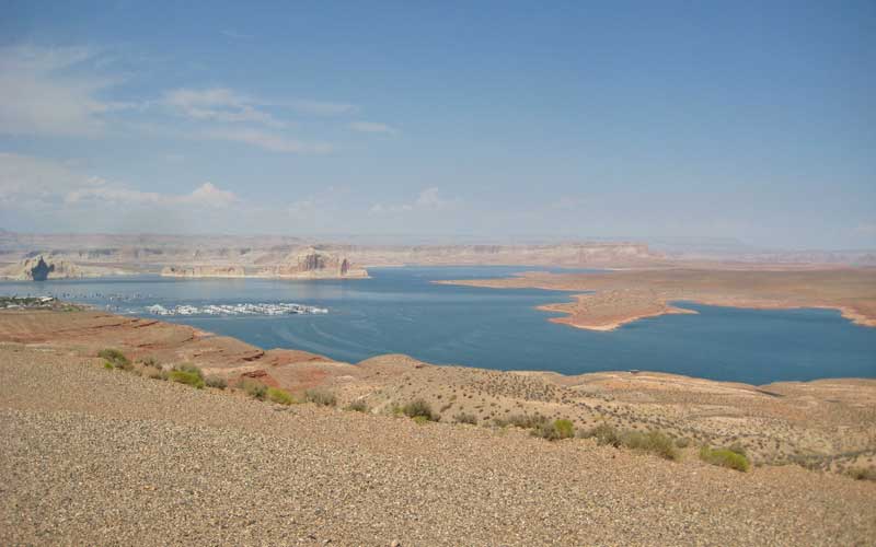 Wahweap Viewpoint, vue panoramique du lac Powell 