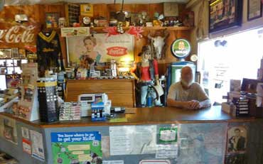 Caisse du general store à Hackberry