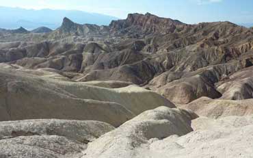 Zabriskie Point, point de vue le plus connu de la Death Valley