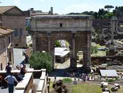 Arc de Septime Sévère, forum romain