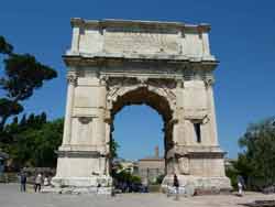 Arc de Titus, forum romain