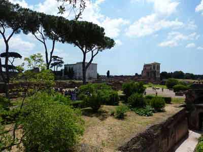 Mont Palatin, une des sept collines de Rome