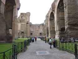 Vestiges des thermes de Caracalla