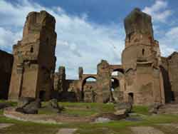 Vestiges des thermes de Caracalla