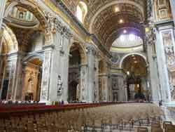 Intérieur de la basilique Saint-Pierre