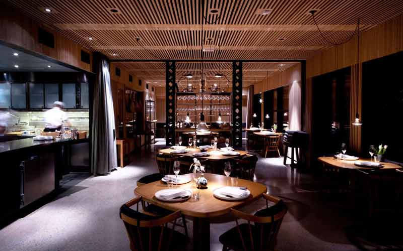Salle du restaurant Oaxen Krog (2 étoiles - guide michelin)