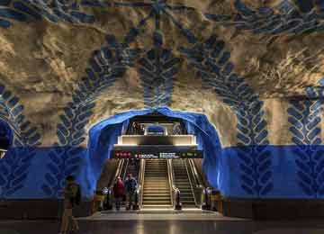 Station T-Centralen à Stockholm