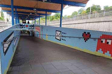 Station Thorildsplan, jeux vidéo des années 80/90