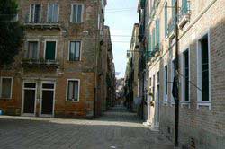 Maisons dans le quartier de Cannaregio à Venise