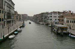 Vue sur le Grand Canal depuis le quartier de Cannaregio