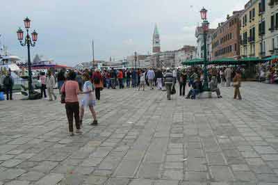 Balade le long du quai degli Schiavoni à Venise