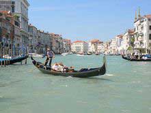 Gondole sur le Grand Canal, Venise