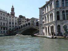 Arrière du pont du Rialto, Venise