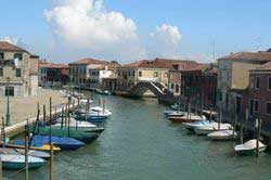 Photo prise depuis la Fondamenta de le Case Nove à Murano, lagune de Venise