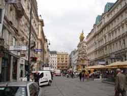 Artère commerçante Graben, Vienne, Autriche