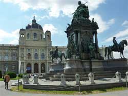 Façade du musée des beaux-arts de Vienne (Autriche)