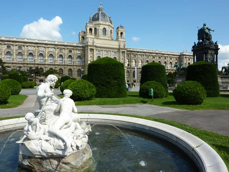 Façade du musée d’histoire naturelle de Vienne (MuseumsQuartier)