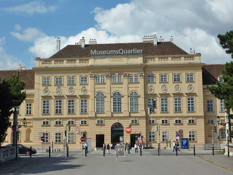 Quartier des musées (MuseumsQuartier, Vienne, Autriche)