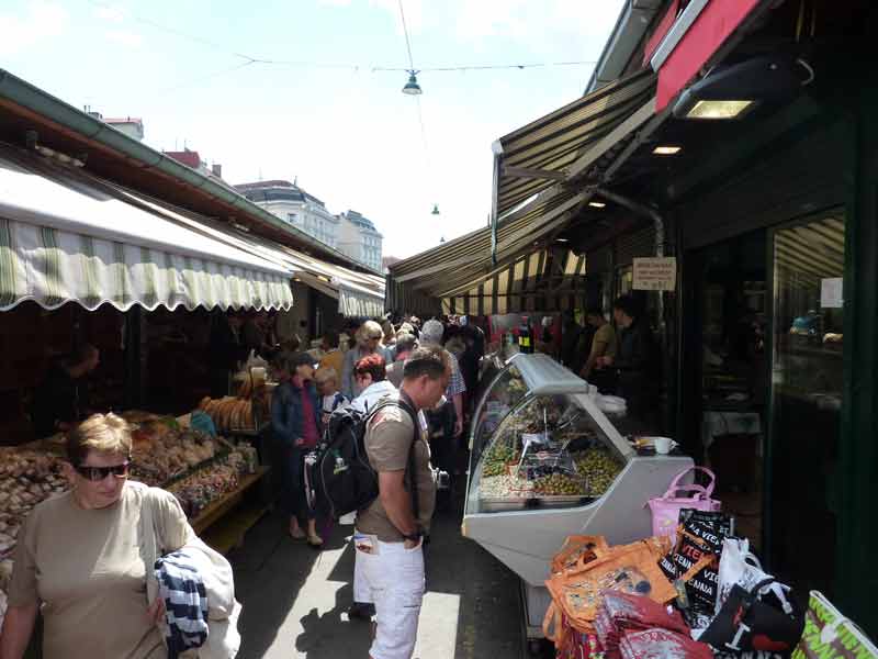 Allée du Naschmarkt, Vienne, Autriche