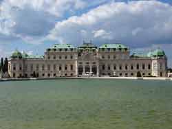 palais du belvédère supérieur, vue générale (Autriche)