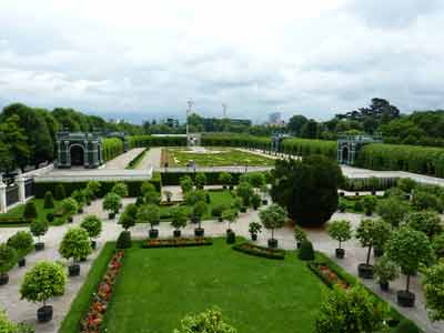 Partie la plus élevée du jardin du prince héritier (également connue sous le nom de « jardin sur la cave »), château de Schönbrunn, Vienne