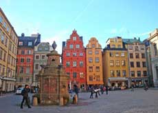Stortorget, place de Gamla Stan à Stockholm